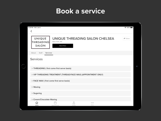 Screenshot #6 pour Unique Threading NYC