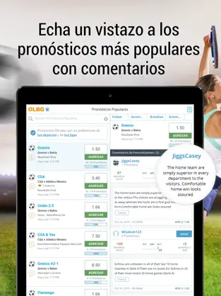 Captura de Pantalla 4 Pronósticos Deportivos de OLBG iphone