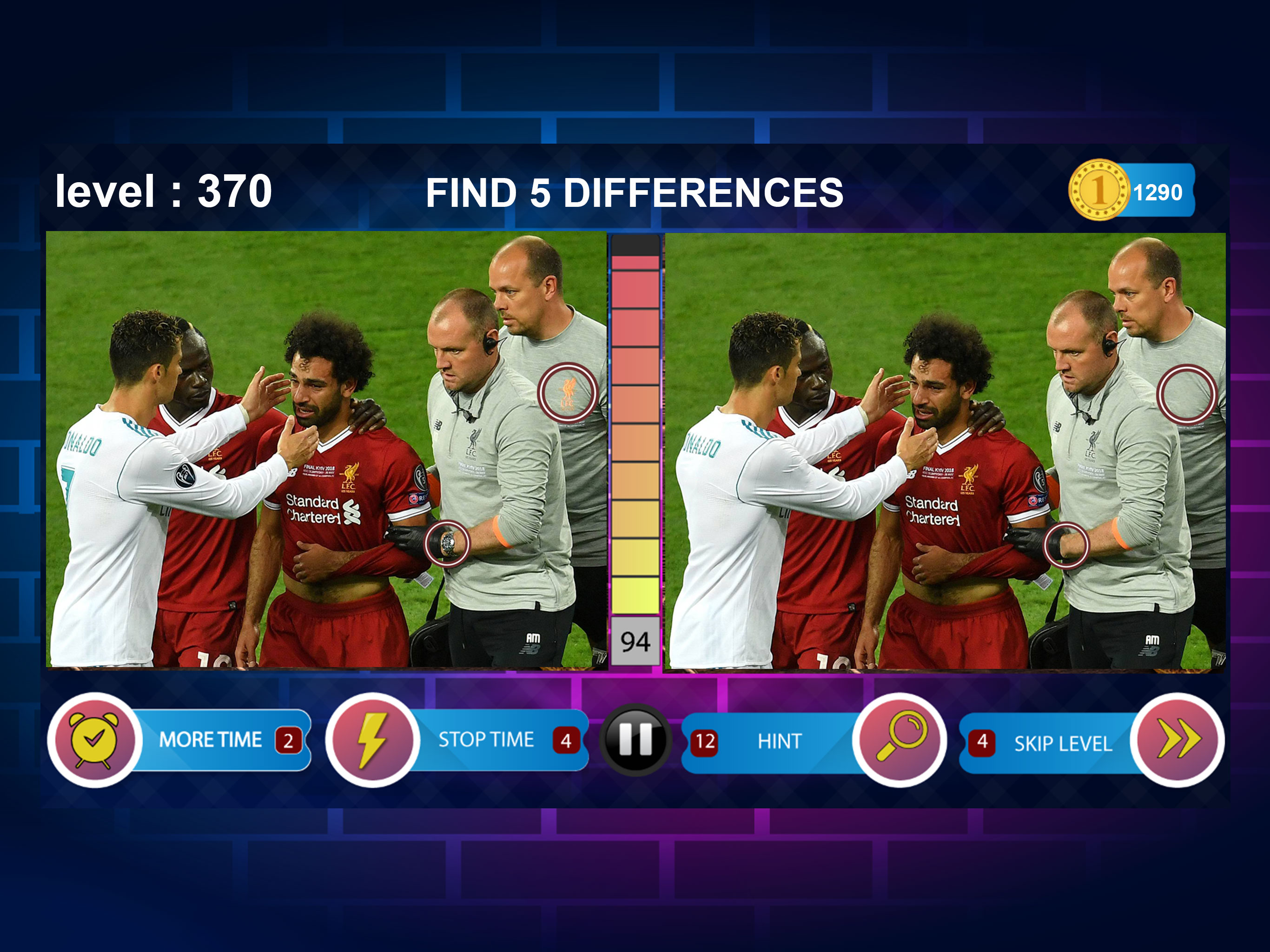 Five Difference 1000 Levels