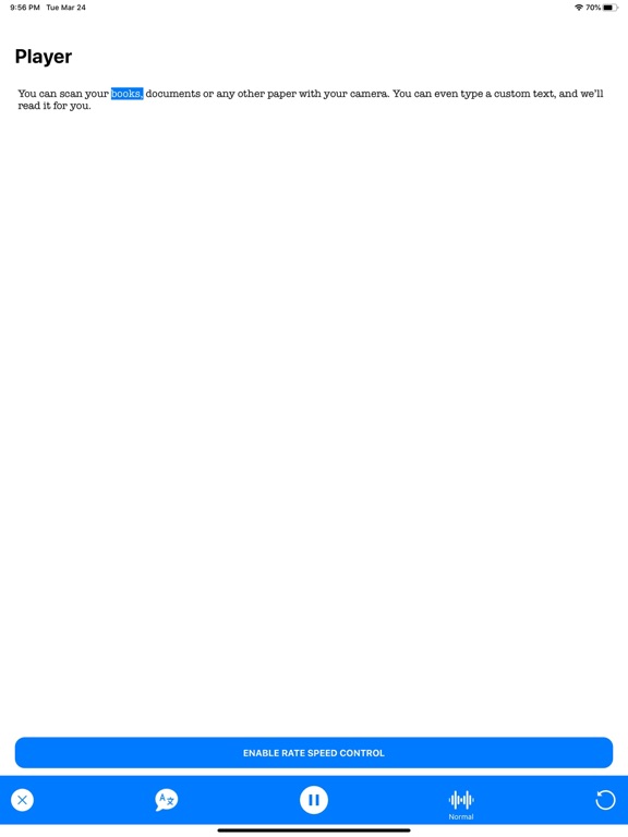 Screenshot #5 pour SpeecherPro - TTS Reader App