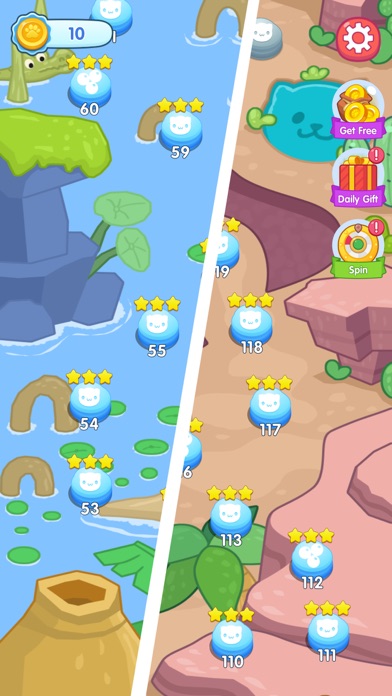 Screenshot #1 pour Miaou pop: Jeu De Bulles