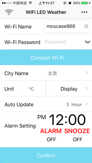 WiFi LED Weather screenshot 2