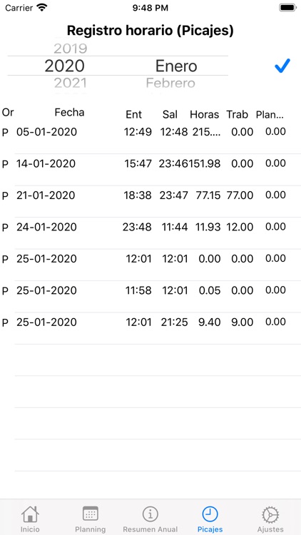 Control de Presencia