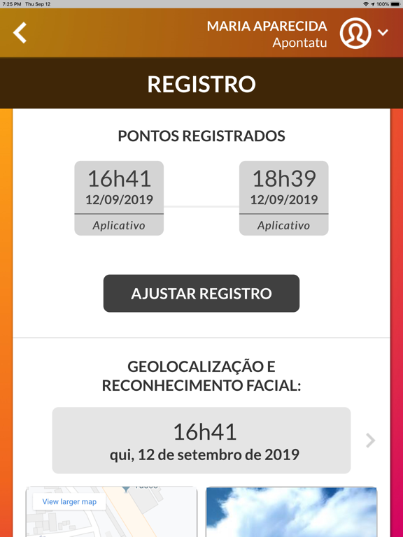 Apontatu iPad screenshot