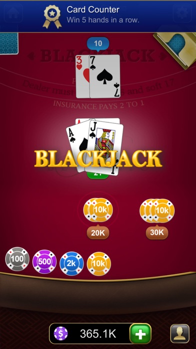 Blackjack Classic - Card Game Screenshot