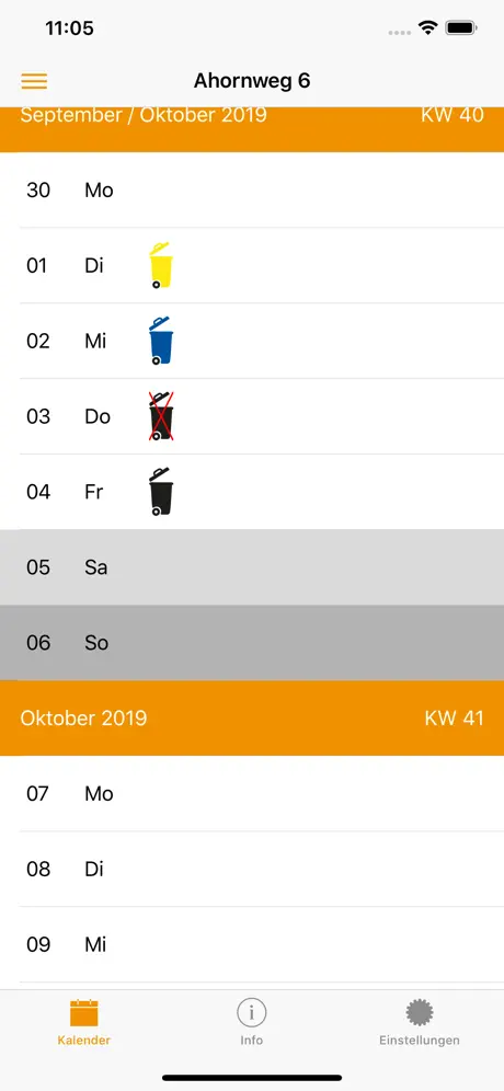 Abfall-App Erfurt