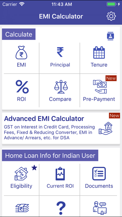 Screenshot #1 pour EMI Calculator for Loan