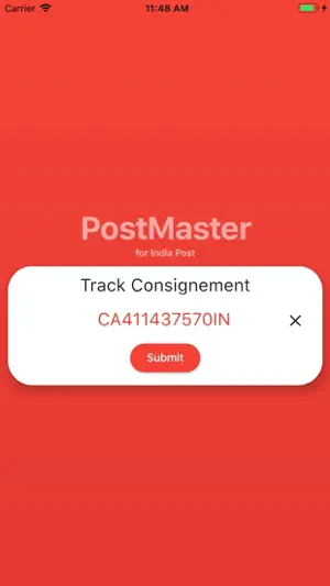 Speed Post Tracking PostMaster screenshot 4