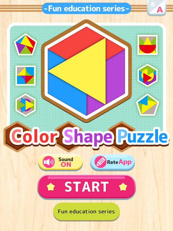 Screenshot #4 pour Color Shape Puzzle
