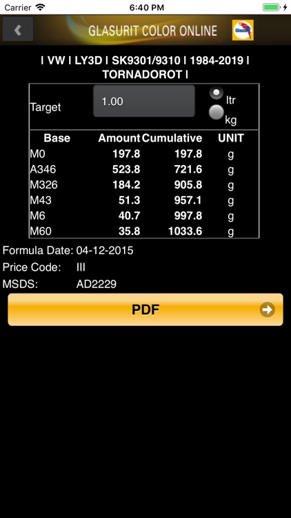 Glasurit Color-Online screenshot-3