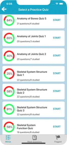 Game screenshot Skeletal System Quizzes apk