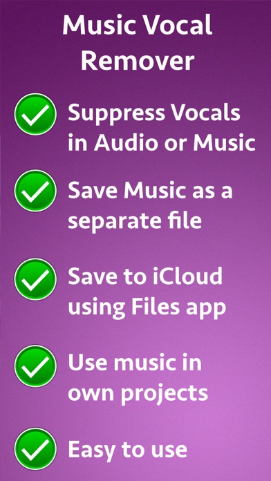 Music Vocals Reducer Screenshot