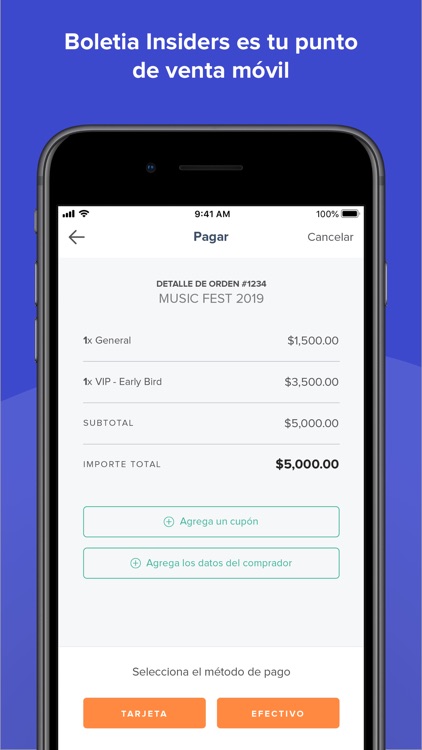 Insiders: Imprime boletos