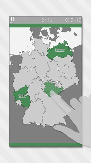 Germany Map Puzzle screenshot 1
