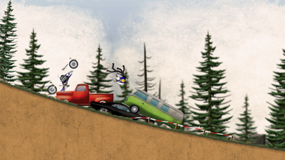 Screenshot from Stickman Downhill - Motocross