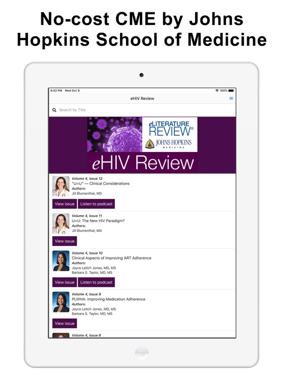 Screenshot #4 pour eHIV Review – no-cost CME