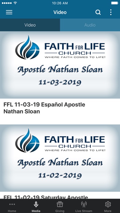 Faith For Life Church Screenshot