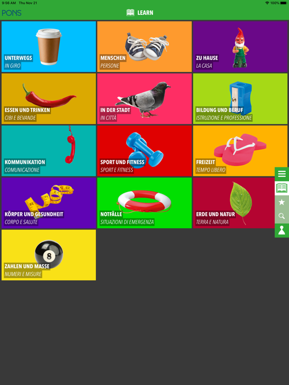 Screenshot #5 pour Bildwörterbuch für Italienisch