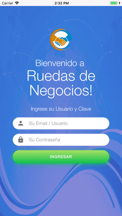 Ruedas De Negocios app screenshot