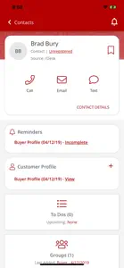 RED CRM screenshot #1 for iPhone