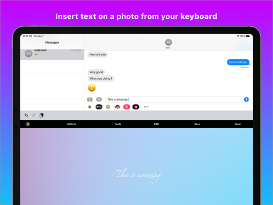 Drunk Mode Keyboard iPad screenshot