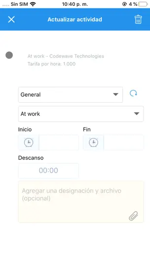 Captura de pantalla de Staff Times - My Time en iPhone 3