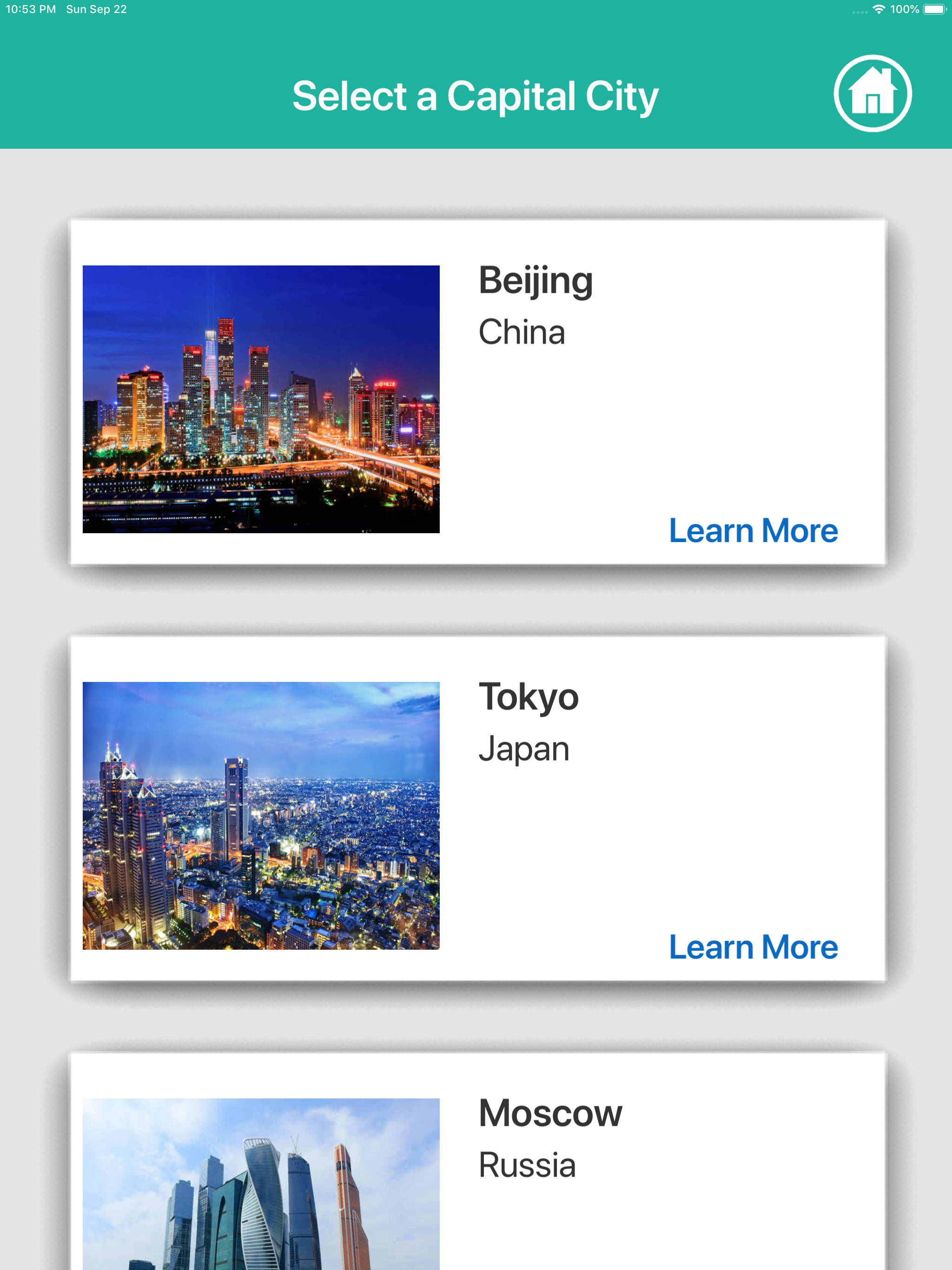 World Geography : Capitals