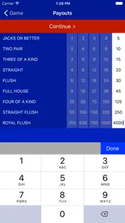 video poker analyzer iphone screenshot 3