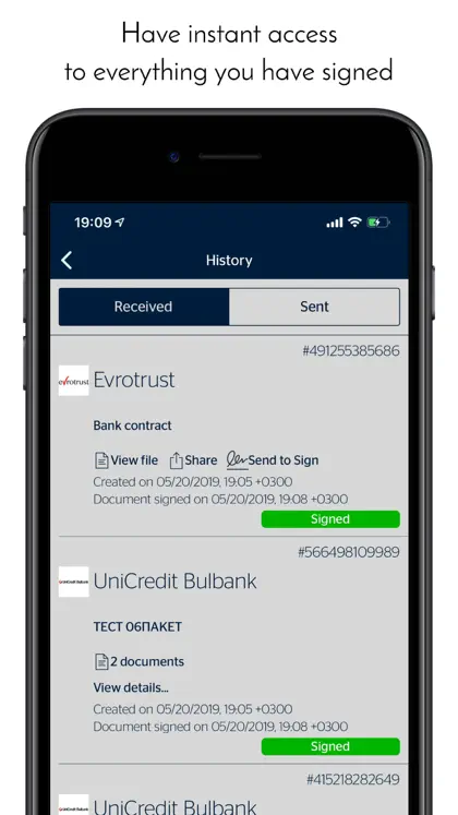 Screenshot 5 di 5 di Evrotrust