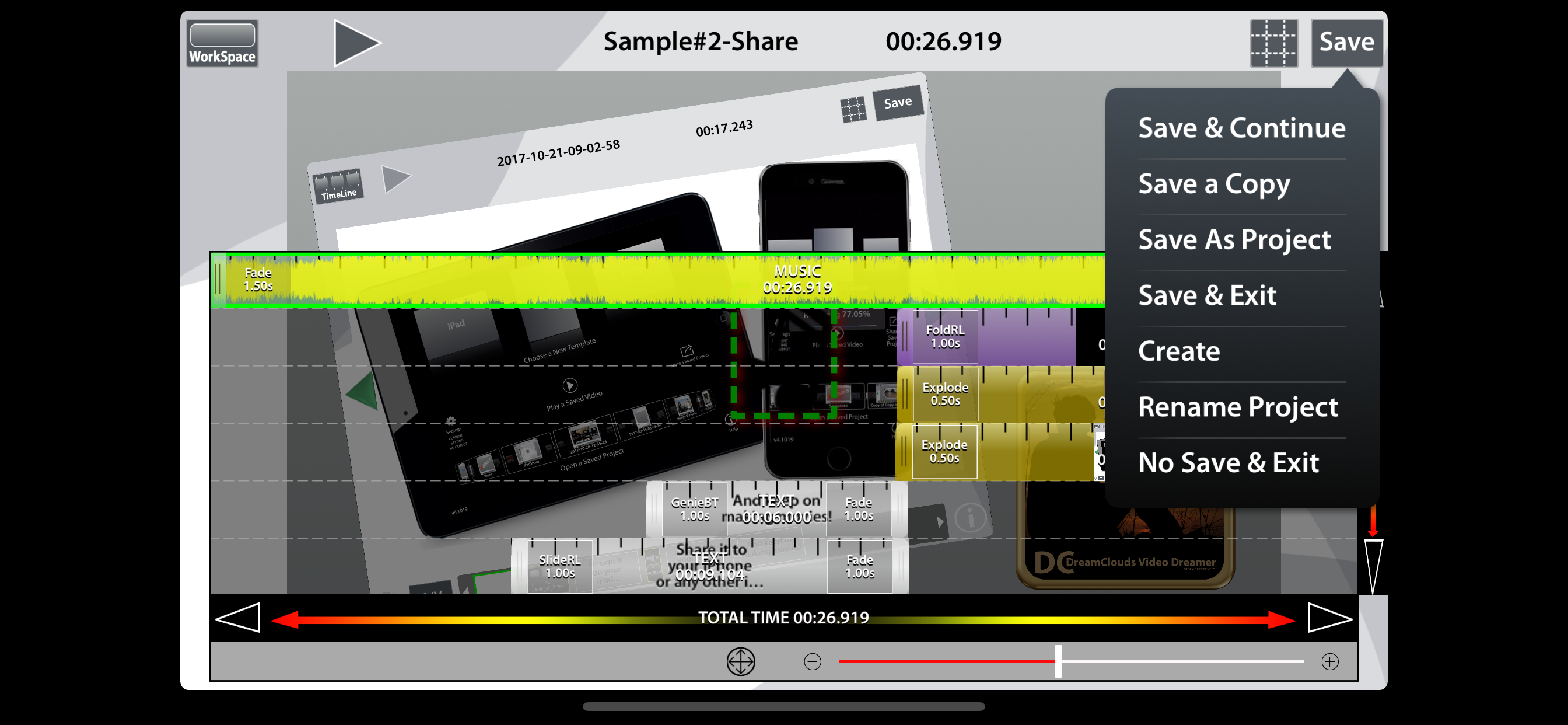 Video Dreamer UHD Video Editor screenshot 3