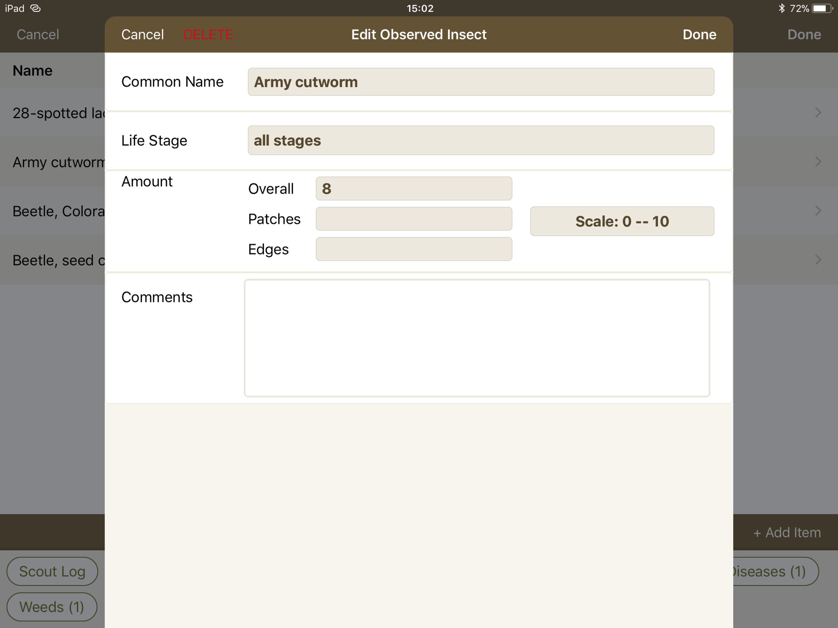 FieldX Journal screenshot 2