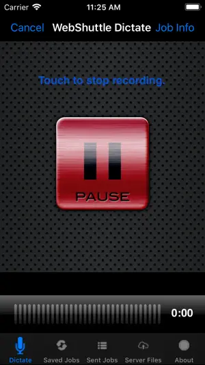 WebShuttle Dictate screenshot 2
