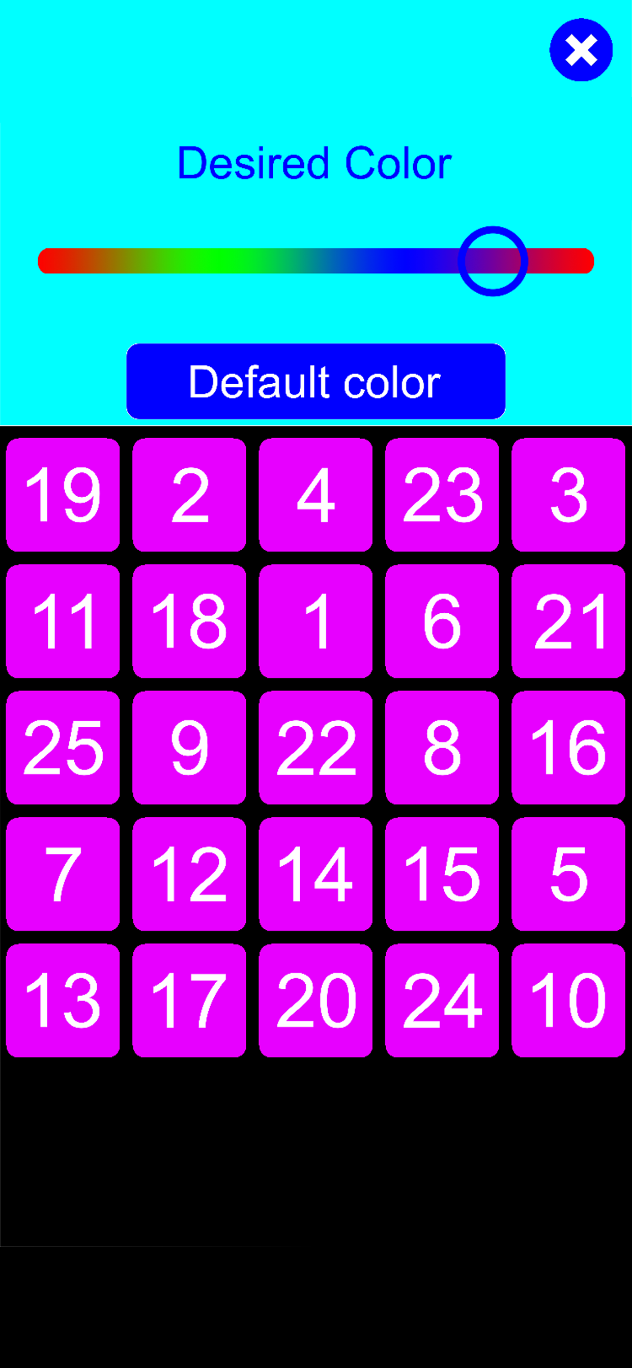 Tap Number