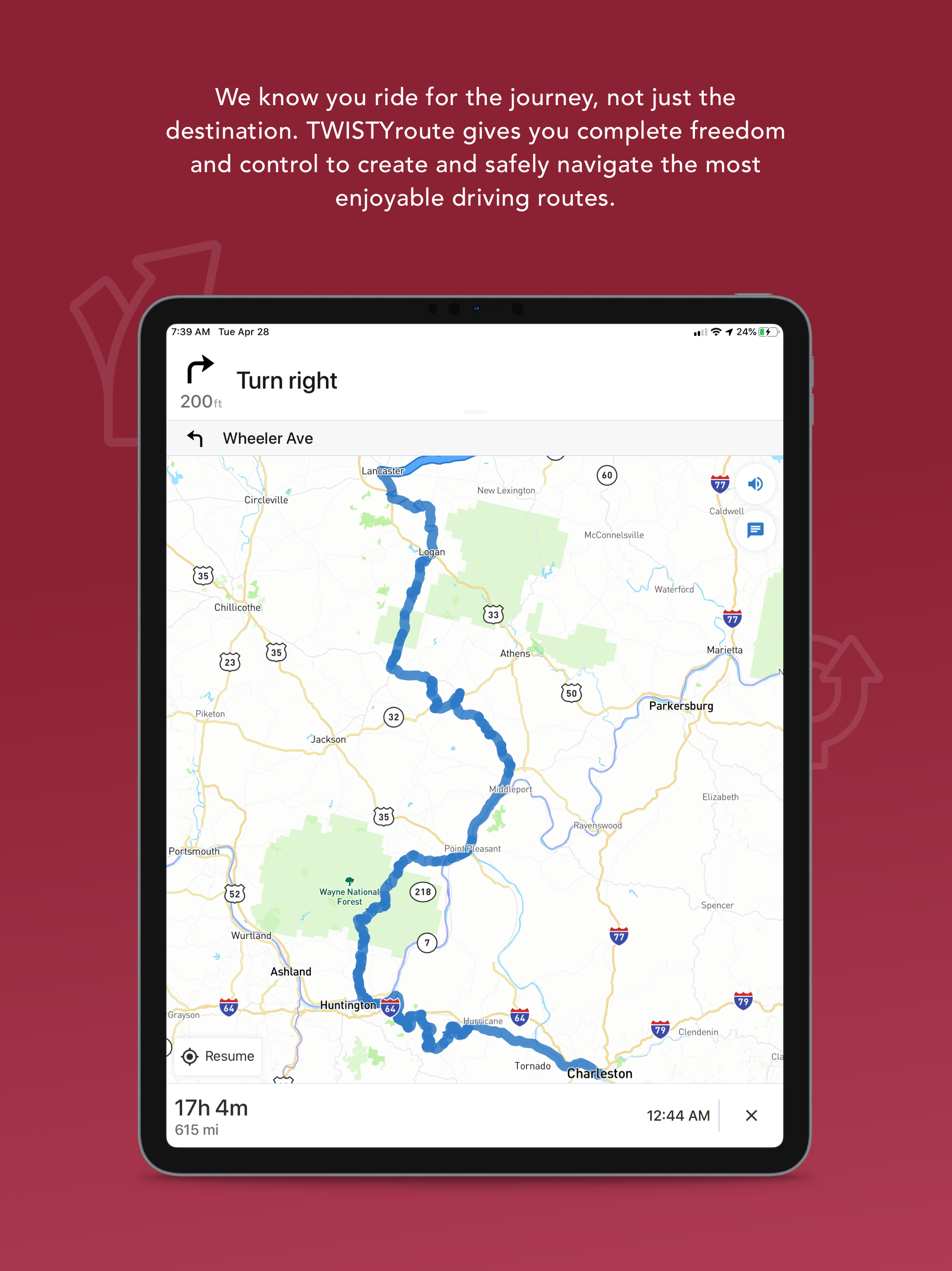 TWISTYroute