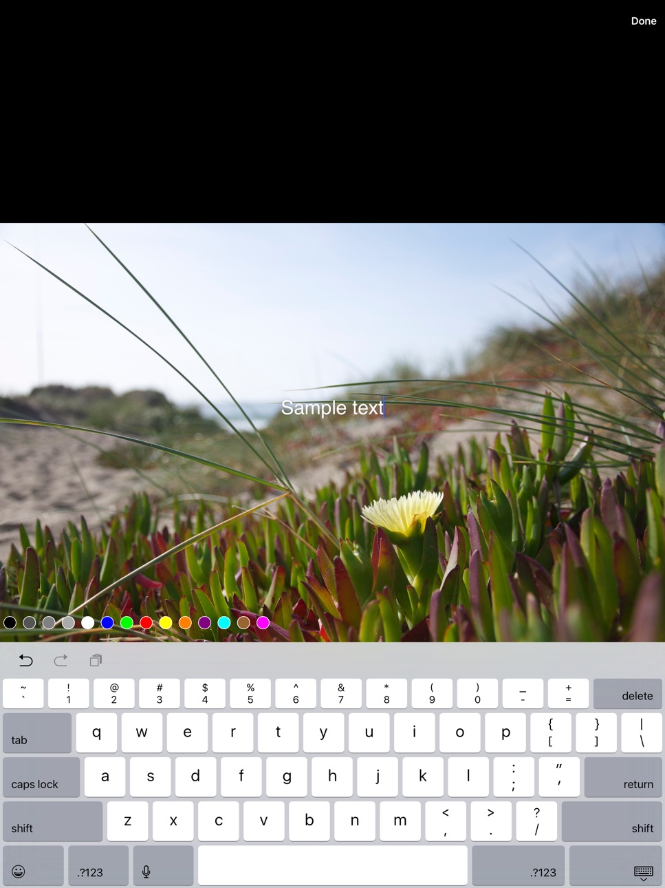 iPad screenshot