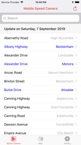 Speed Camera for WA screenshot