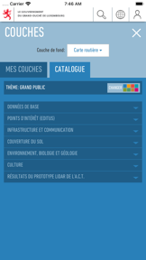 geoportail.lu screenshot
