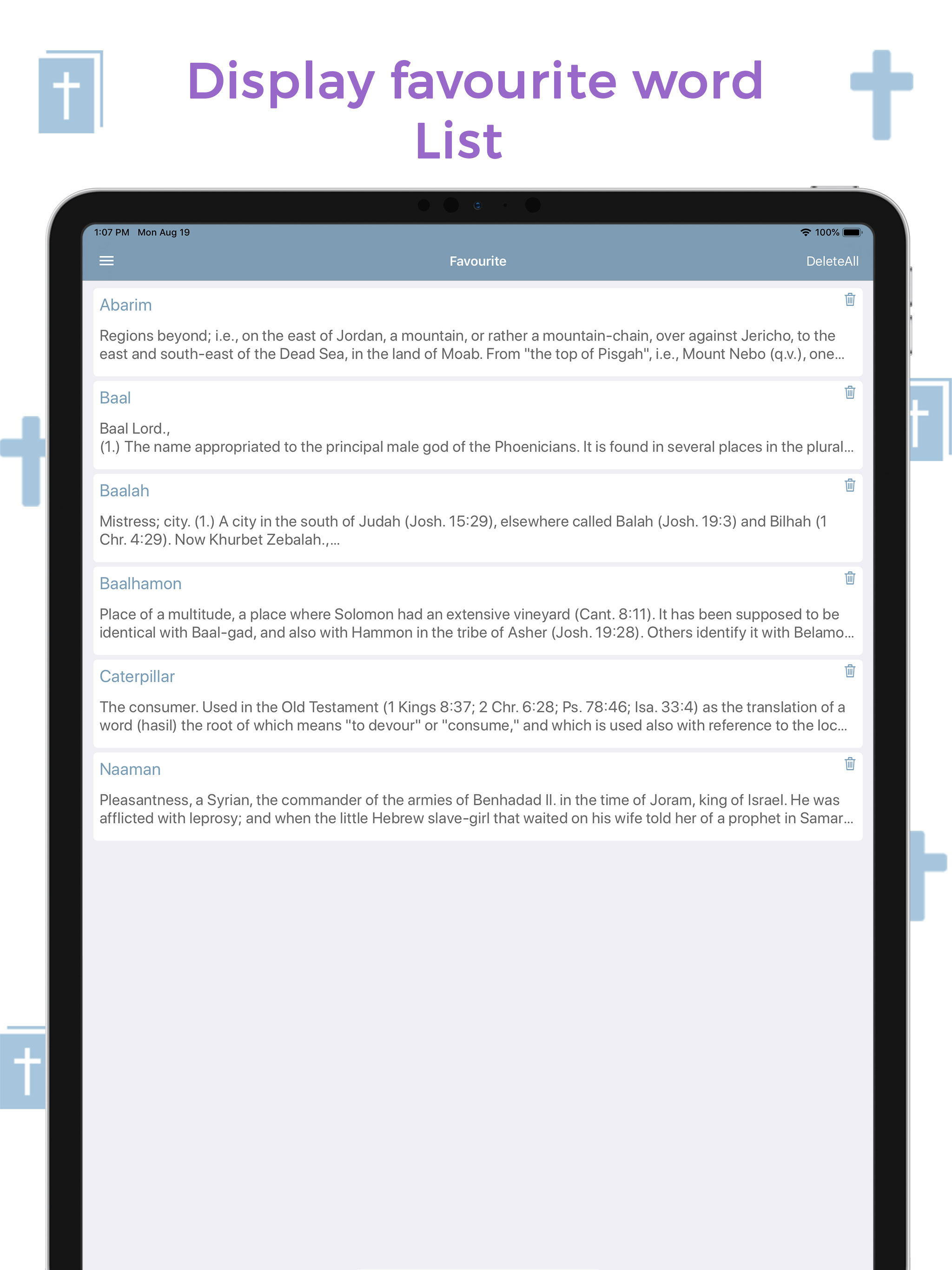 Bible Dictionary Offline Pre screenshot 8