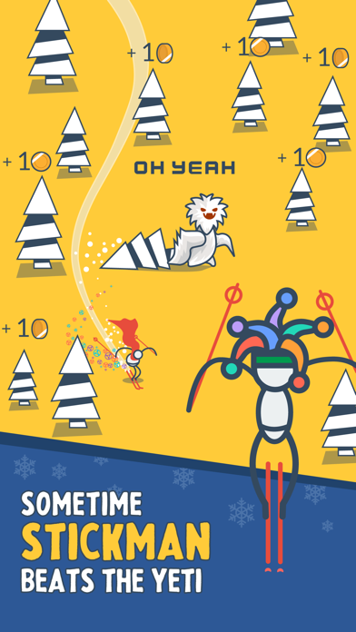 Screenshot #5 for Stickman Ski - winter sports