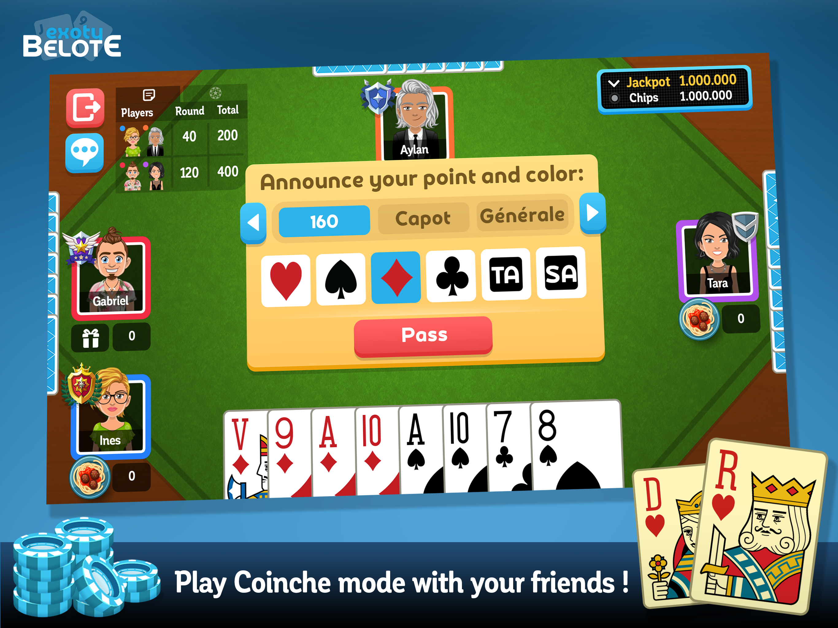 Belote & Coinche online screenshot 9