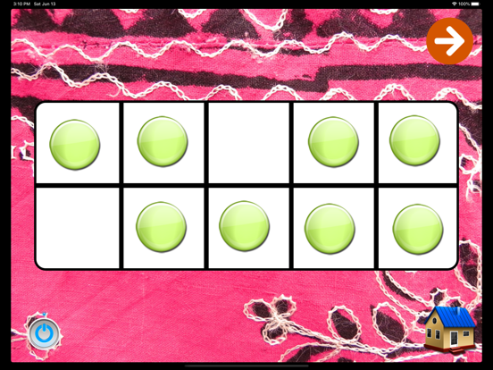 Subitizing Flash Cards iPad screenshot