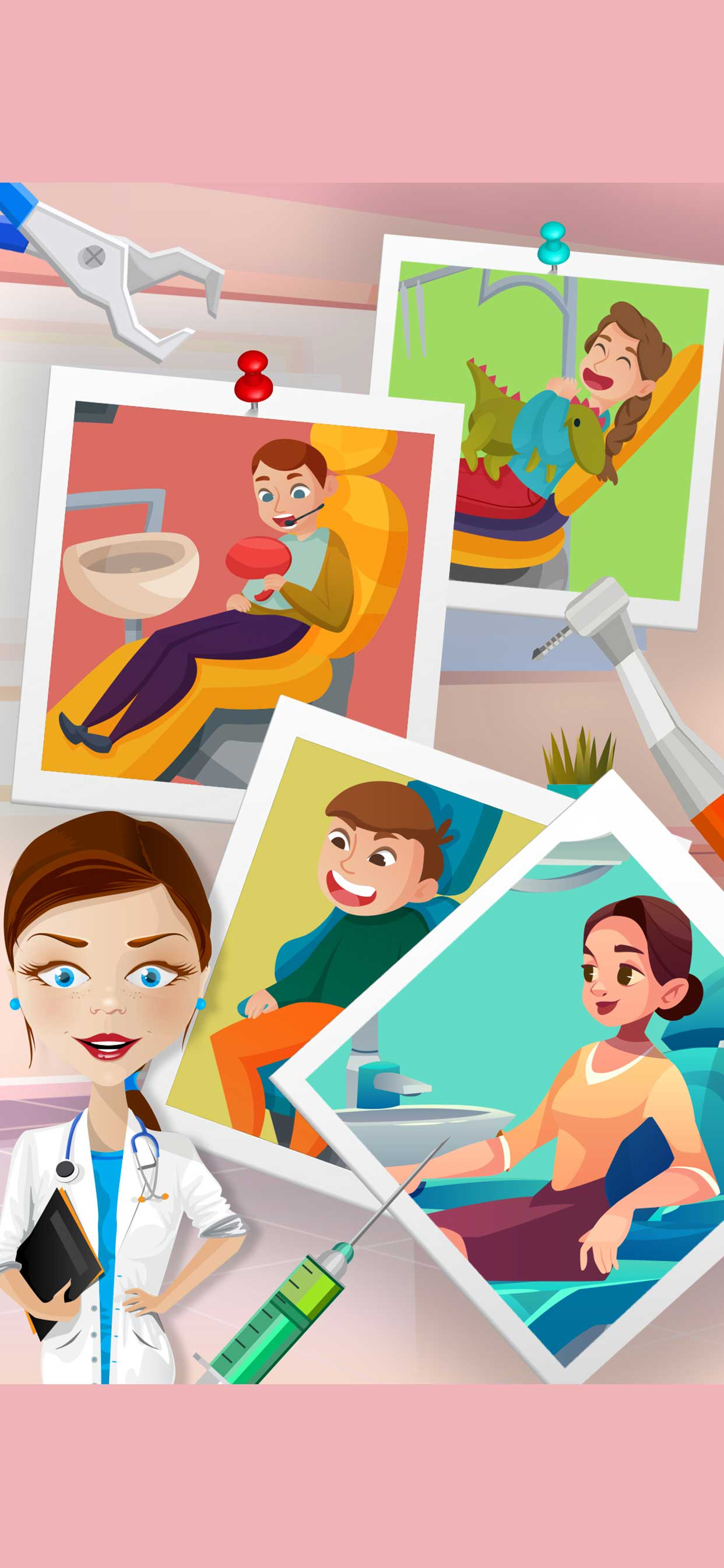 Bling Dentist Doctor Games
