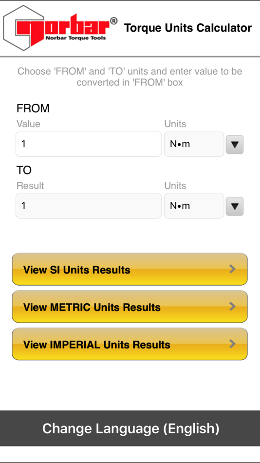#2. Torque Units Calculator (iOS) 来自: Norbar