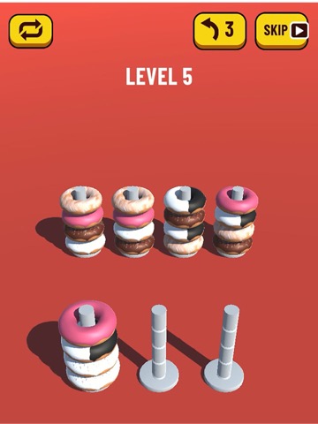 Donut Stack Puzzleのおすすめ画像2