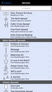shadowscapes tarot iphone screenshot 3