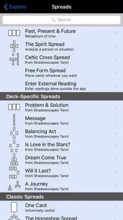 Shadowscapes Tarot iPhone image 3