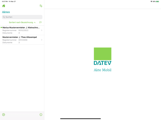 Screenshot #4 pour DATEV Anwalt Akte mobil