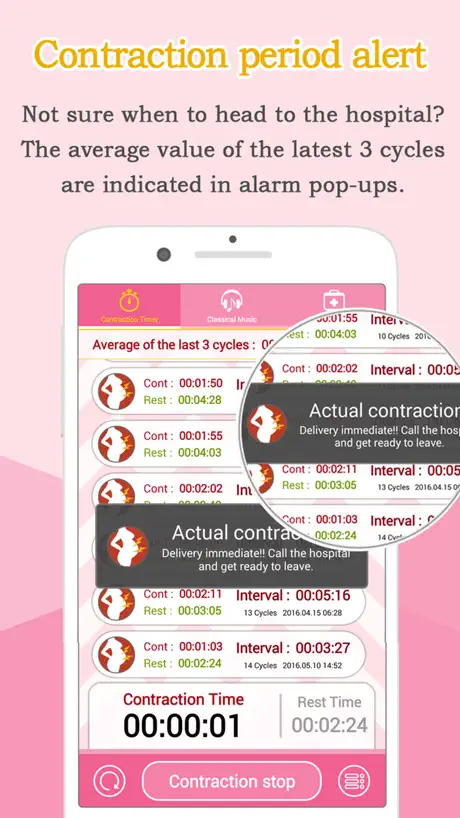 Contraction Timer (Pregnancy)