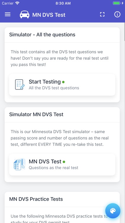 Minnesota DVS Practice Test