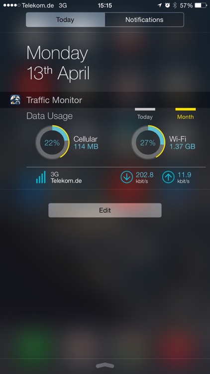 Traffic Monitor with Widget
